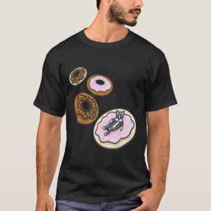 Boston Terrier And Doughnuts  Boston Terrier With  T-Shirt