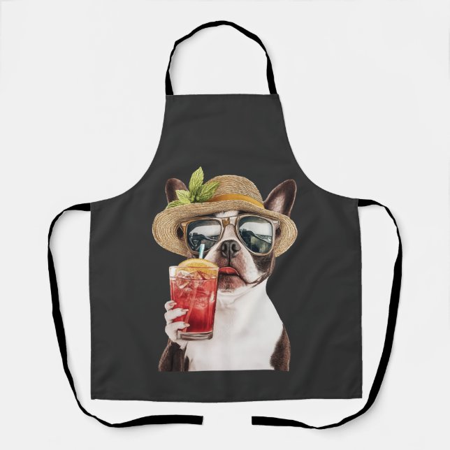 Boston Terrier Apron (Front)
