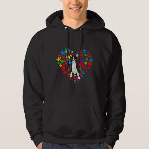 Boston Terrier Autism Awareness For Dog Mum And D Hoodie