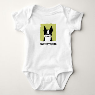 Boston Terrier Baby Bodysuit