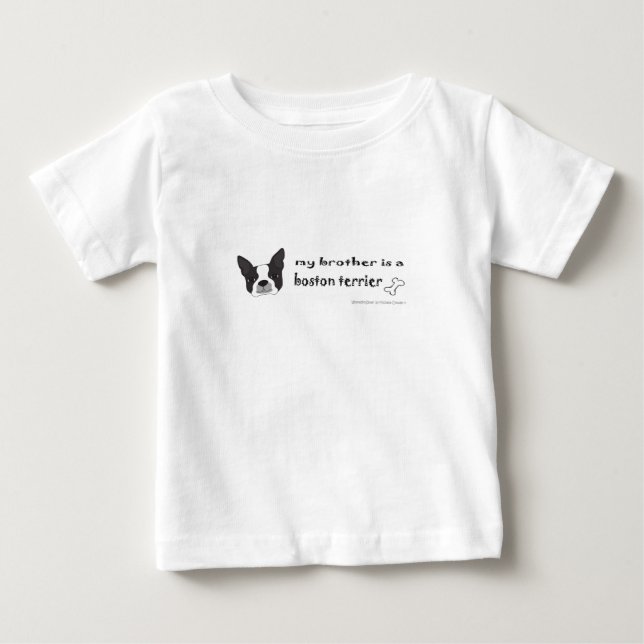 boston terrier baby T-Shirt (Front)