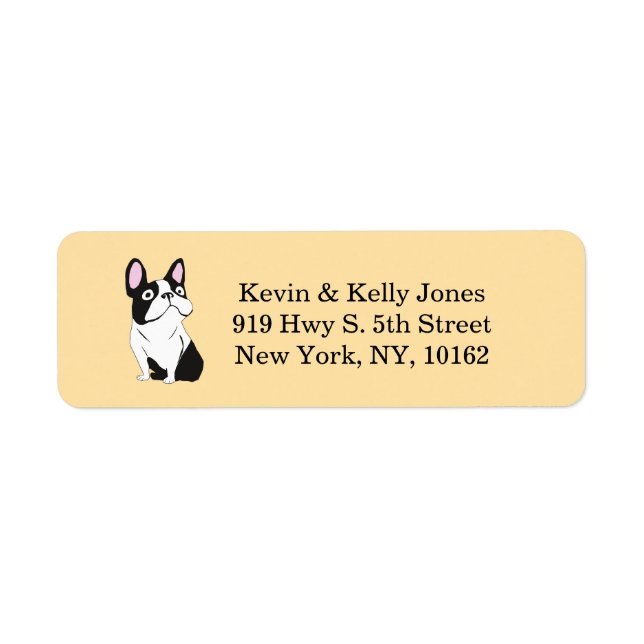 Boston Terrier beige (Front)
