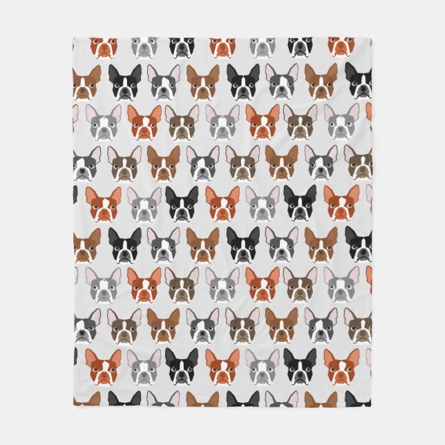 Boston Terrier Blanket (Front)