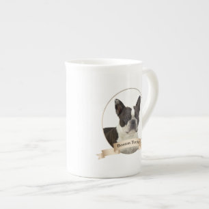 Boston Terrier Bone China Mug