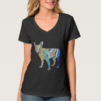 Boston Terrier   Boston Terrier Painting Boston Te T-Shirt