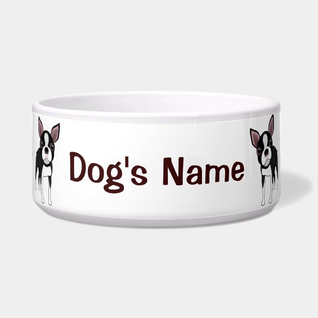 Boston Terrier Bowl (Front)