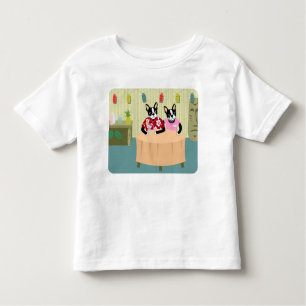 Boston Terrier Boy & Girl Toddler T-Shirt