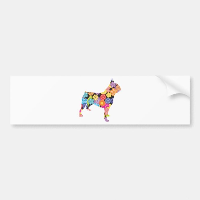 Boston Terrier Bumper Sticker (Front)