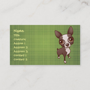 Boston Terrier Business Card