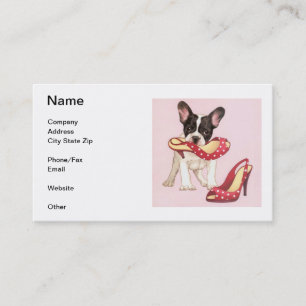 Boston Terrier Business Card