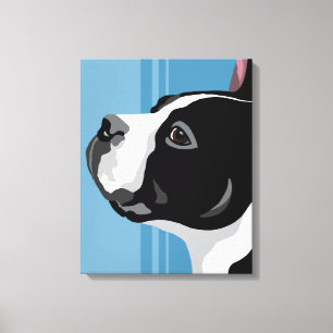 Boston Terrier Canvas Art