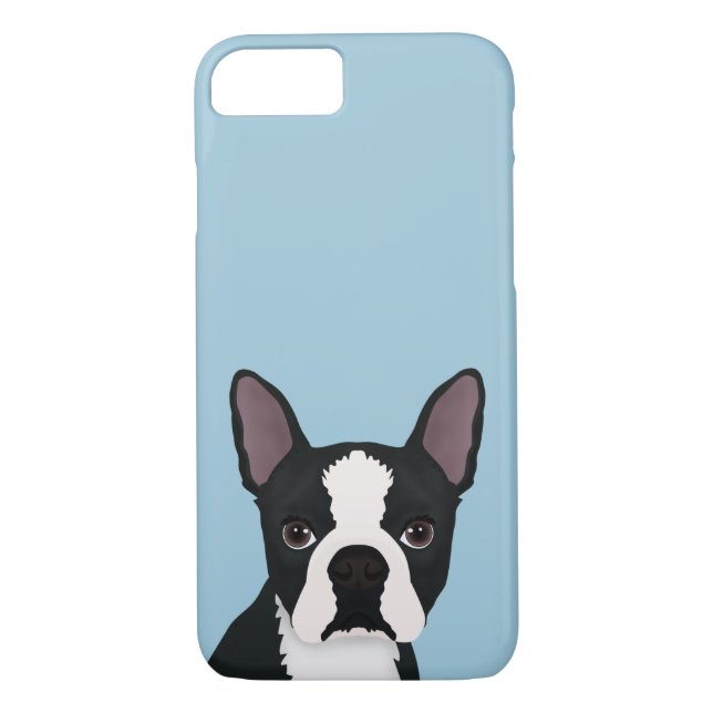 boston terrier cartoon Case-Mate iPhone case (Back)
