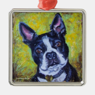 Boston Terrier Christmas ornament
