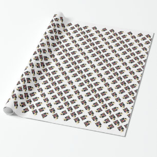 Boston Terrier Christmas Wrapping Paper