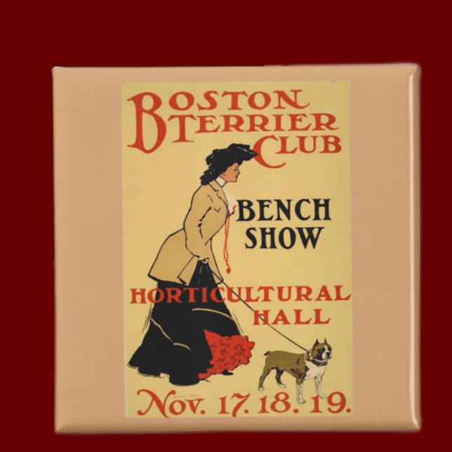 Boston Terrier Club Magnet (Creator Uploaded)