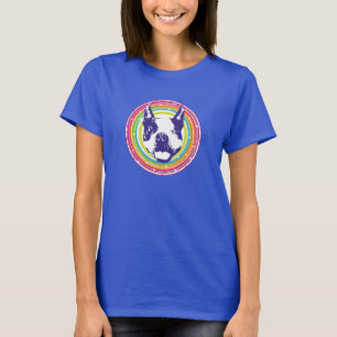 Boston Terrier - Colourful Circles T-Shirt