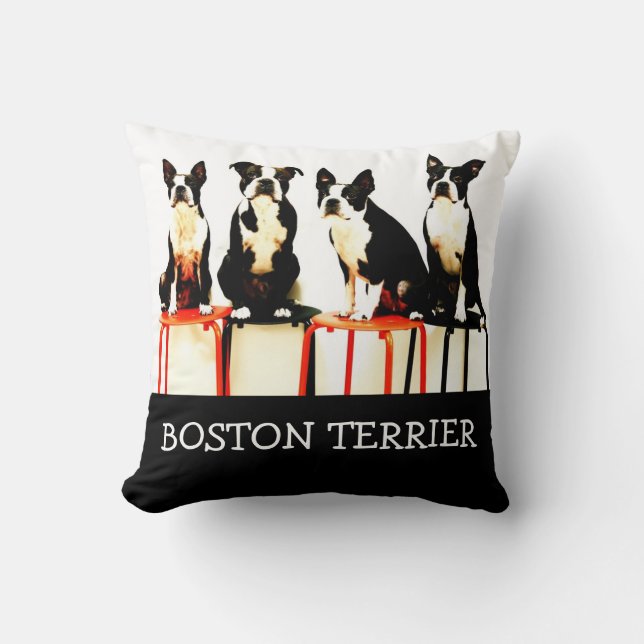 Boston terrier Ⅰ Cushion (Front)