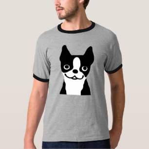 Boston Terrier - Cute Face Dog T-Shirt