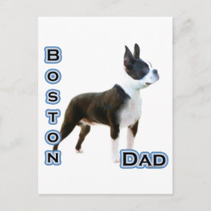 Boston Terrier Dad 4 Postcard