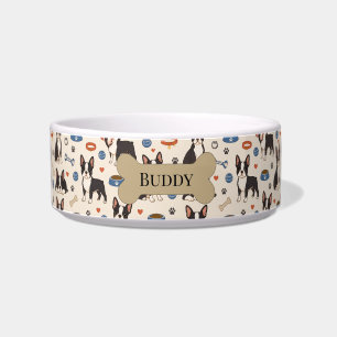 Boston Terrier Design Bowl