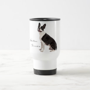 Boston Terrier dog beautiful photo custom, gift Travel Mug