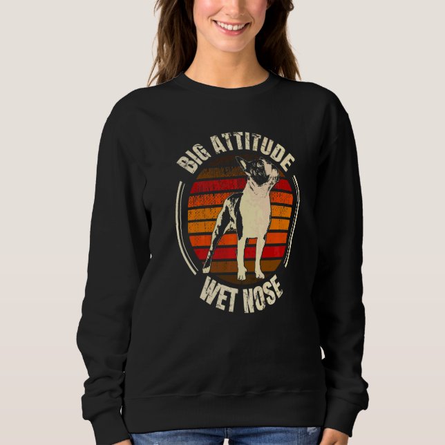 Boston Terrier Dog Breed  78 Sweatshirt (Front)