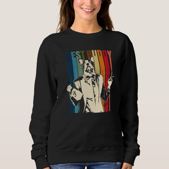 Boston Terrier Dog Breed  82 Sweatshirt (Front)