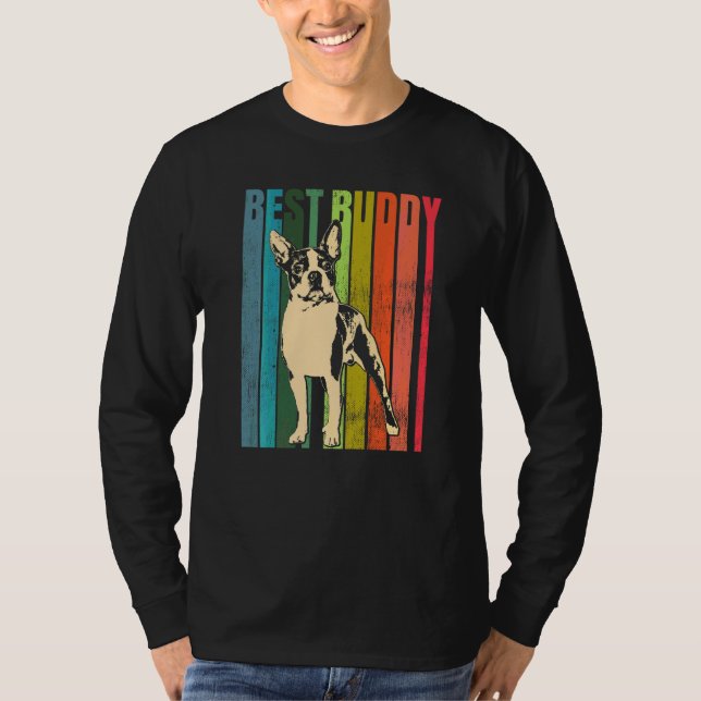 Boston Terrier Dog Breed  95 T-Shirt (Front)