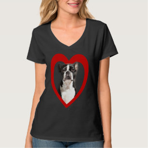 Boston Terrier  Dog Heart   Terrier  Boston Terrie T-Shirt