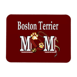 Boston Terrier Dog MOM Magnet