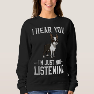 Boston Terrier Dog Puppies Owner Lover Sweatshirt