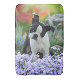 Boston Terrier Dog Puppy Bath Mat