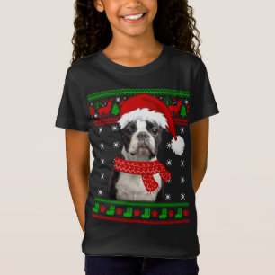 Boston Terrier Dog Ugly Sweater Christmas Puppy Do