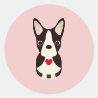  Boston Terrier Dog Valentine, Valentine's Day