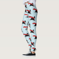 Boston Terrier Dog with Red Scarf Patterned