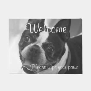 Boston terrier doormat