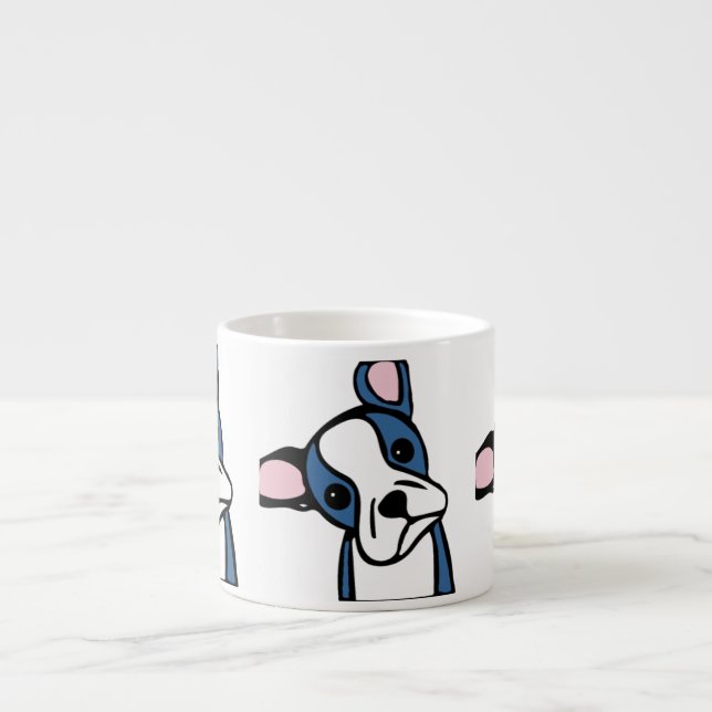Boston Terrier Espresso Cup (Front)