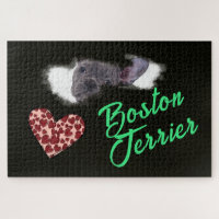 Boston Terrier Eyes Solid Colour 1000 piece