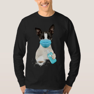 Boston Terrier Face Mask 105 T-Shirt