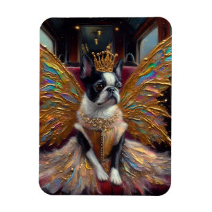 Boston Terrier Fairy Magnet