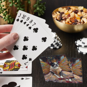 Boston Terrier Fairy Playing Cards