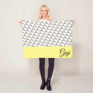 Boston Terrier Fleece Blanket