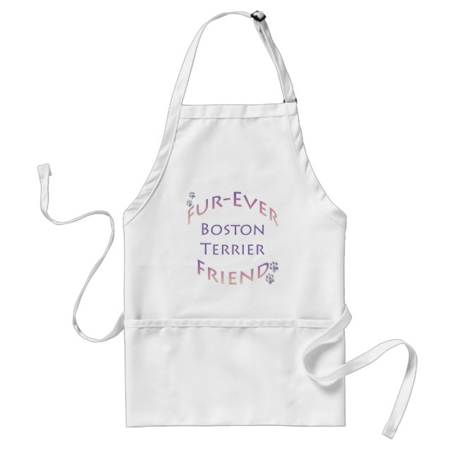 Boston Terrier Furever Standard Apron (Front)
