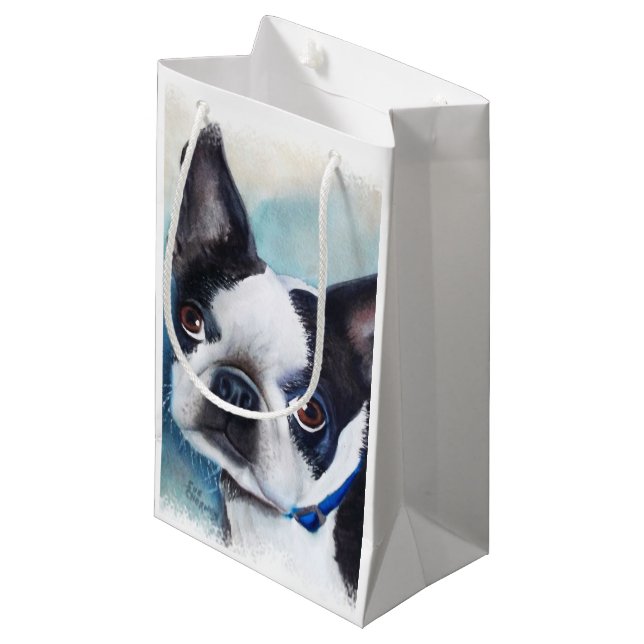 BOSTON TERRIER GIFT BAG (Front Angled)