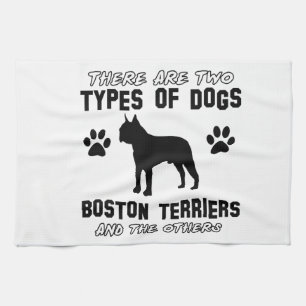 BOSTON TERRIER gift items Tea Towel