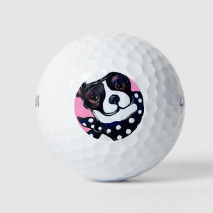 BOSTON TERRIER GOLF BALLS