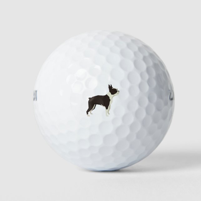 Boston Terrier Golf Balls (Front)