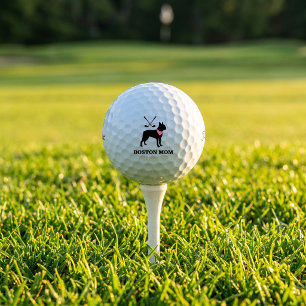 Boston Terrier Golf Mum Titleist Pro V1 Ball Gift