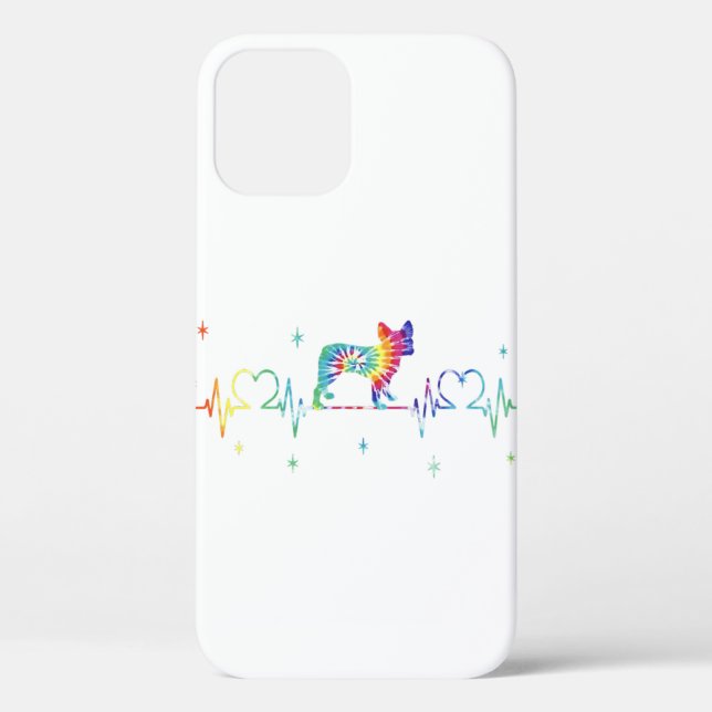 Boston Terrier Heartbeat Dog Lover Case-Mate iPhone Case (Back)