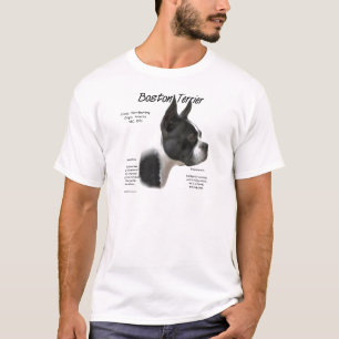 Boston Terrier History Design T-Shirt